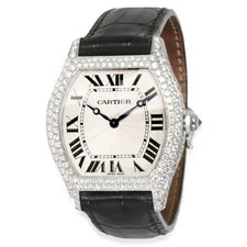 Cartier — Cartier Tortue de WA504351 in 18kt White Gold — Watch — resale
