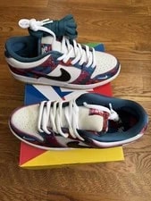 Nike SB — Nike SB Dunk Low Pro Parra Abstract Art 9.5 DH7695-600 Gum Sole — Sneaker — resale