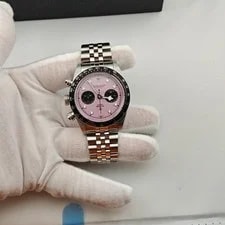 2024 Tudor Black Bay Chrono Pink 79360N 41mm Box & Card 5-Link Bracelet 3