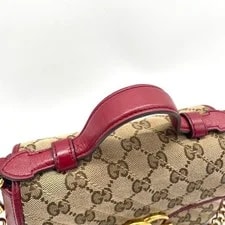 Gucci GG Marmont Top Handle Chain Strap Metal 4