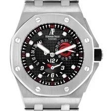 Audemars Piguet — Audemars Piguet Royal Oak Alinghi LE Dual Time Steel 25995IP — Watch — resale