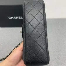 Authentic Chanel Classic Flap Chain Crossbody SHW 4