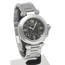 Cartier Pasha C W31043M7 Automatic Black Dial Stainless Steel A0628 2
