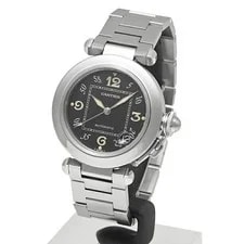 Cartier Pasha C W31043M7 Automatic Black Dial Stainless Steel A0628 4