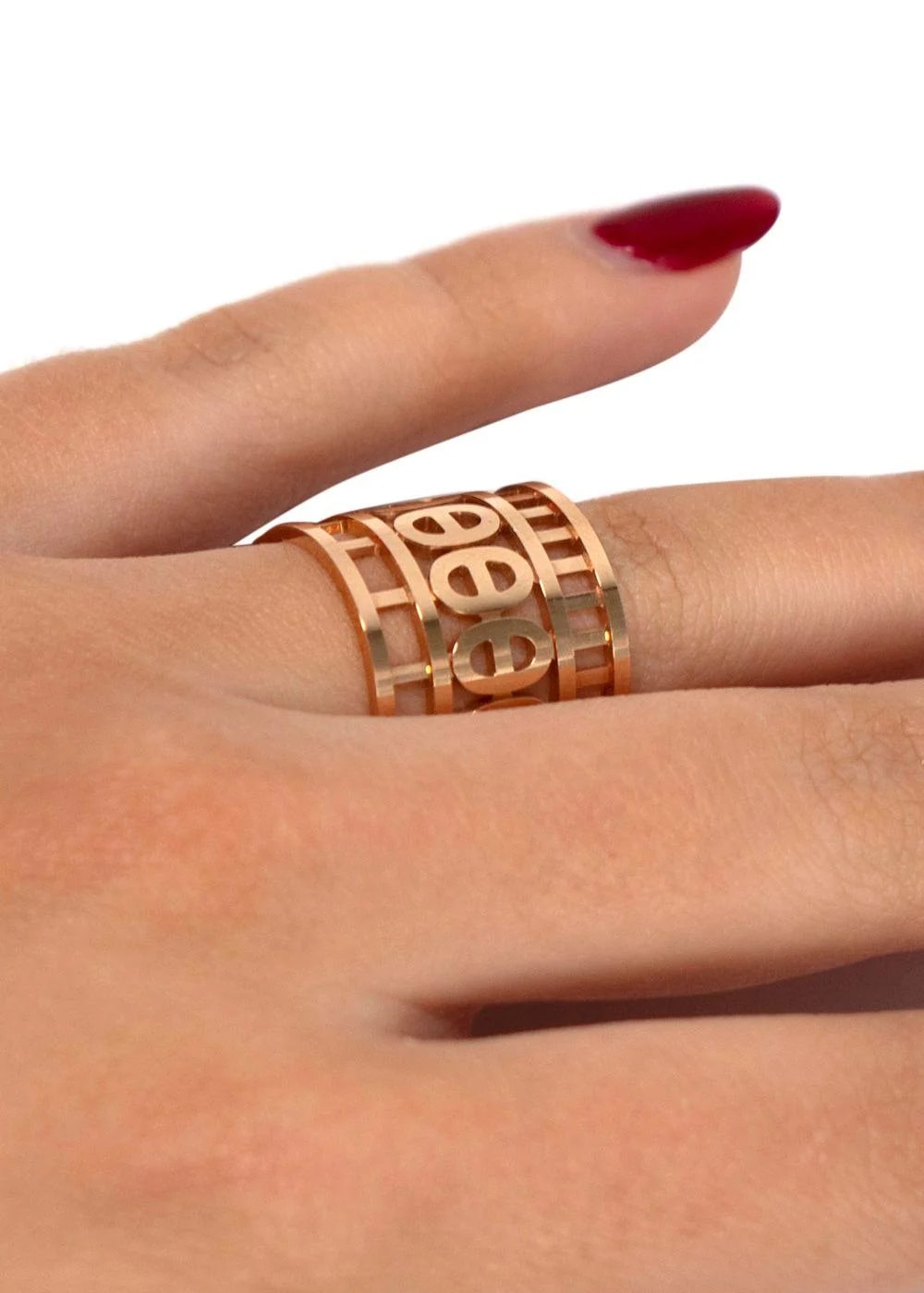 Hermes 18kt Rose Gold Chaine D'ancre Divine , Large Model 4