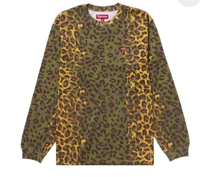 Supreme — Supreme F/W 24 Small Box L/S Tee ( Cheetah) — streetwear — resale
