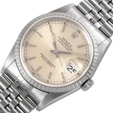 Rolex Datejust 16220 S Number Patina Tritium Stainless With Box 3