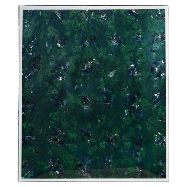 Sam Francis — Sam Francis Signed Limited Edition Large Fine Art Lithograph Print Green Buddha — decorative_art — resale