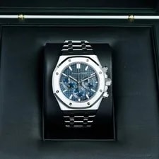 Audemars Piguet Royal Oak Chrono 38mm Blue Steel 26715ST.OO.1356ST.01 Complete 2