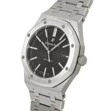 Audemars Piguet Royal Oak Automatic 15400ST.OO.1220ST.01 Black Stainless #W120 2