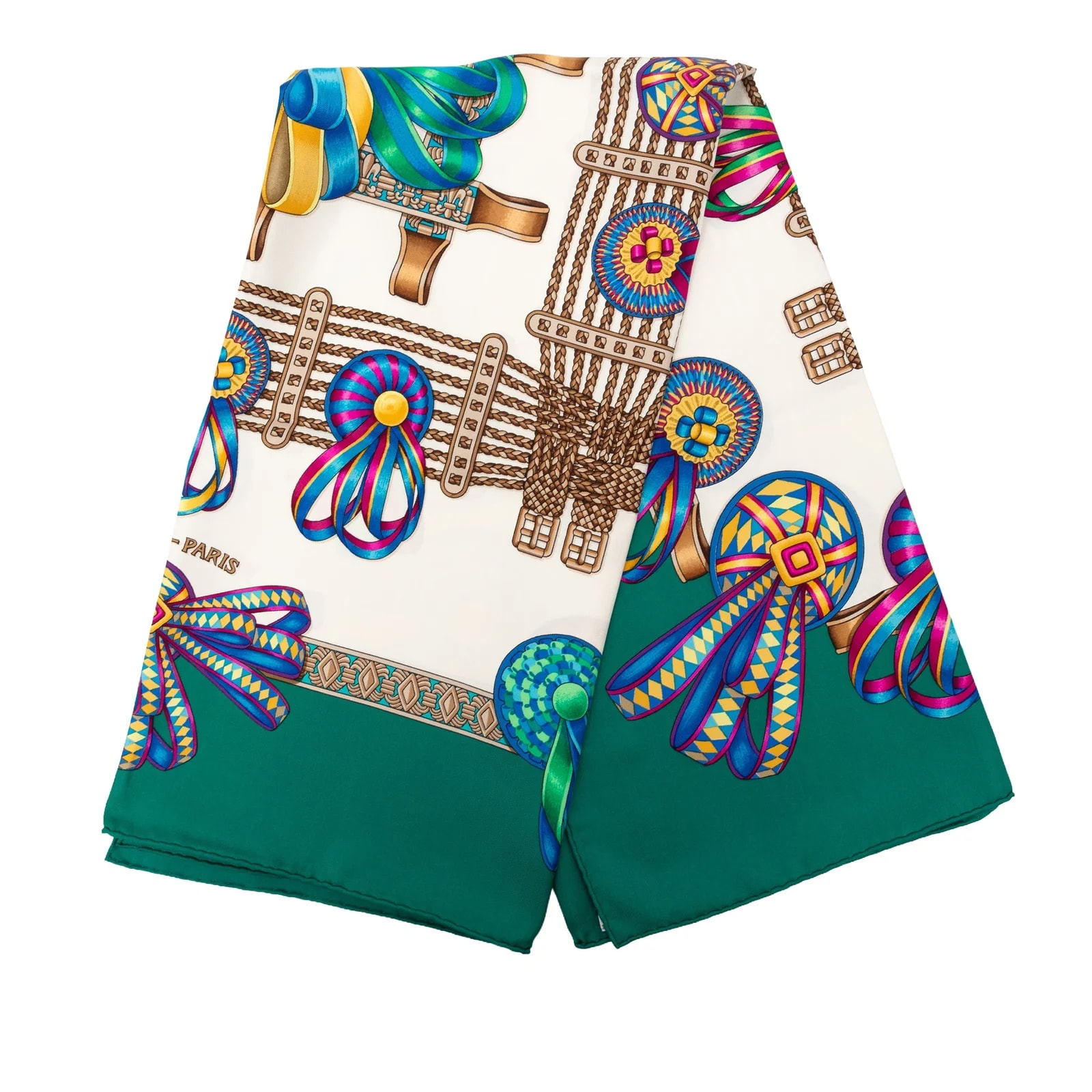 Hermès — les Rubans du Cheval Scarf 90 — Accessory — resale