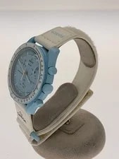 Swatch X Omega Speedmaster Mission Touranus Quartz WHT SS 2