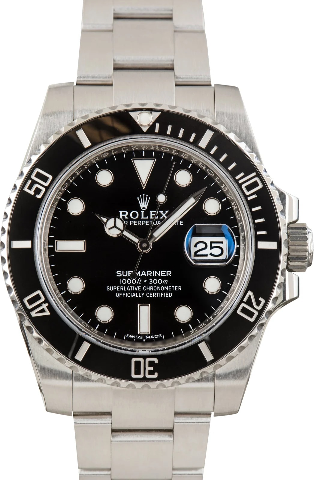 Rolex — Oystersteel Rolex Submariner Ref 116610 Black Dial — Watch — resale