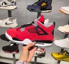 Air Jordan — Air Jordan 4 Retro Basketball Shoes Toro Bravo Classic New — Sneaker — resale