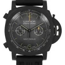 Panerai — Panerai Luminor Chrono Carbotech Navy Seals PAM01419 Z Number Second Hand — Watch — resale