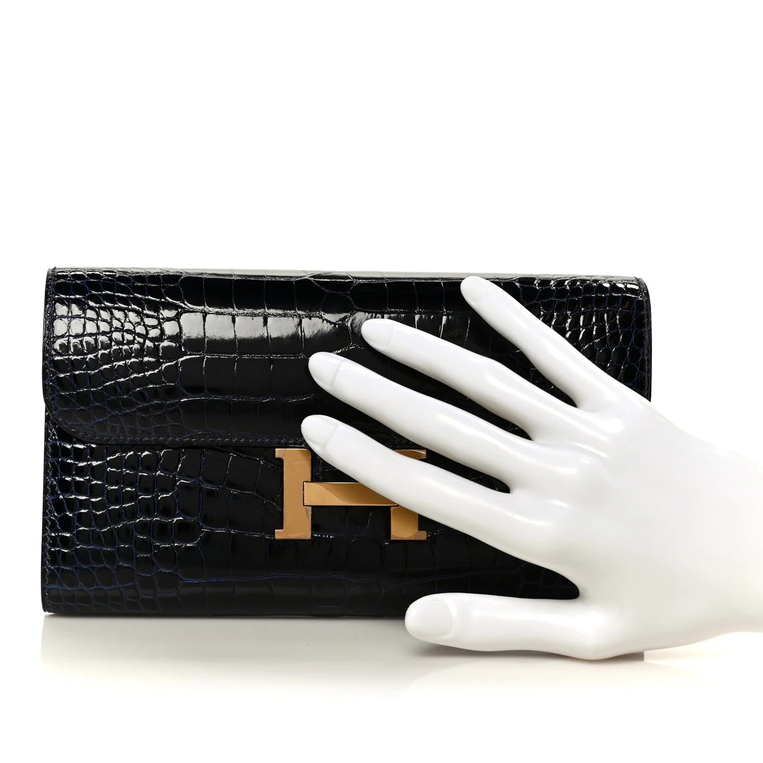 Shiny Constance Long Wallet Cuivre 2