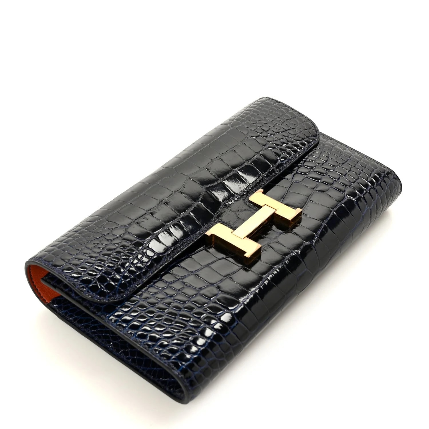 Shiny Constance Long Wallet Cuivre 4