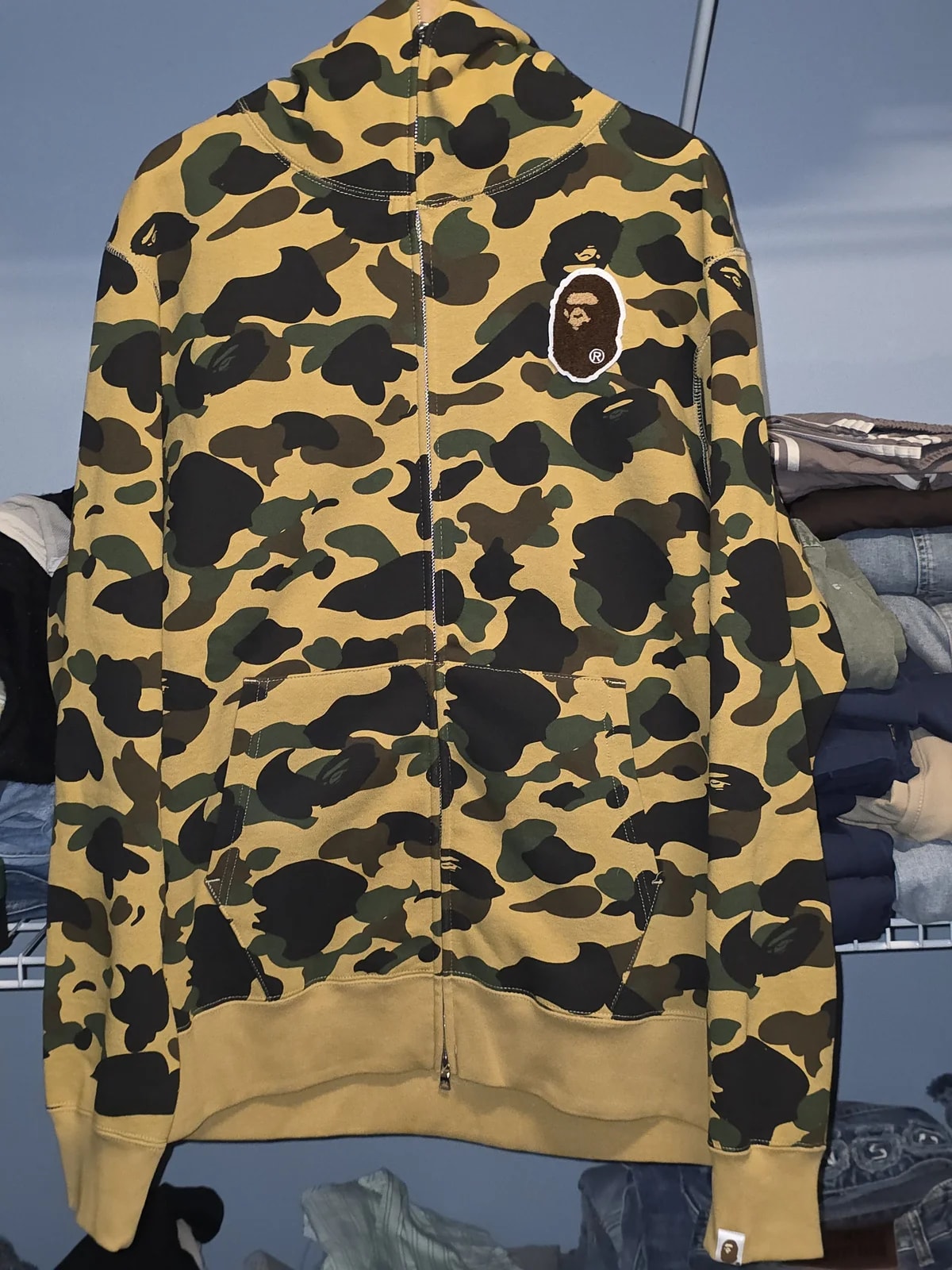 BAPE — Bape Zip Hoodie XXL New — streetwear — resale