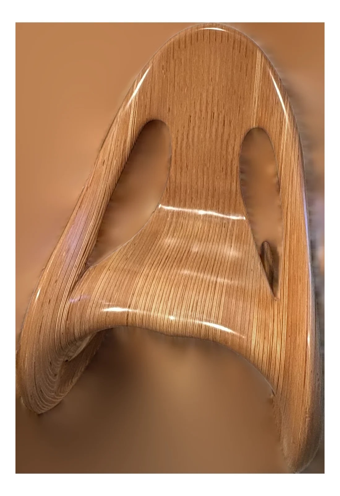 Sculptural Rocking Handcrafted By Carl Gromoll (Carved, Polished and Laminated Baltic ) — Furniture — resale