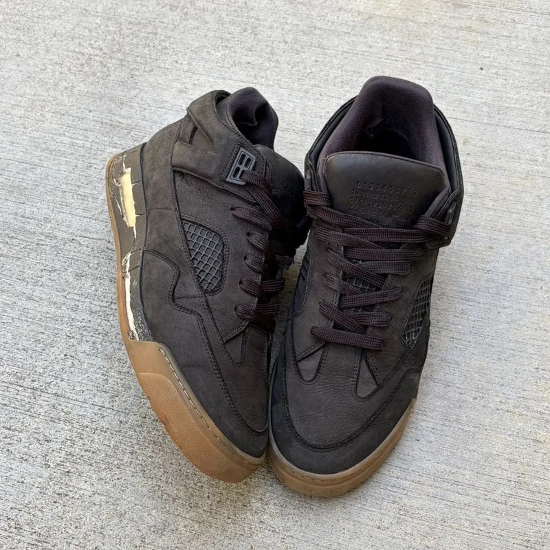 Maison Margiela — Maison Margiela Ddstck Distressed Low-Top — Sneaker — resale