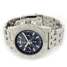 Breitling Chronomat 44 Black MOP AB0111 Stainless Steel 43mm Black Dial #TSW880 2