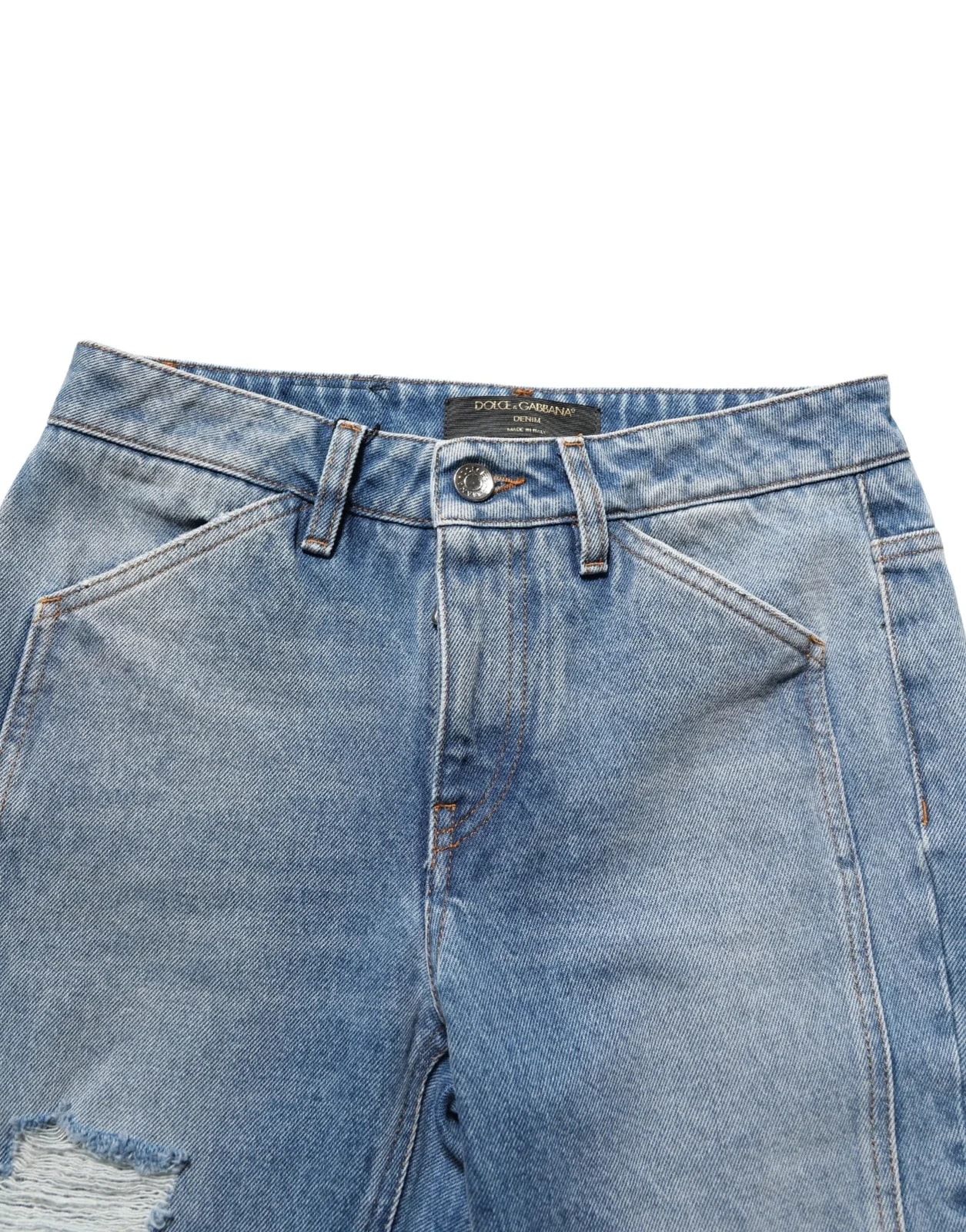 Dolce & Gabbana Cotton Cut Trouser Jeans 3