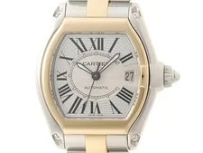 Cartier — Cartier Roadster LM W62031Y4 Stainless Steel / K18Yellow Gold 38mm 2006 #DW1248 — Watch — resale