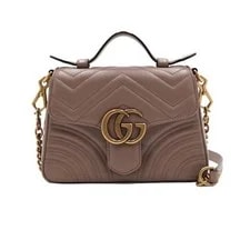 Gucci — Gucci GG Marmont Mini Top Handle and 547260 154336930 — Handbag — resale