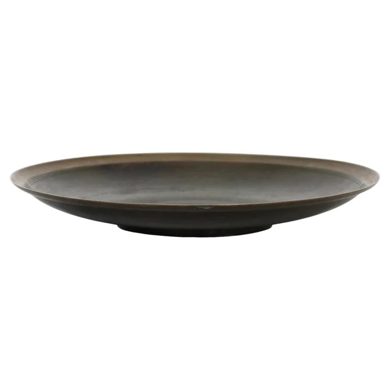 Just Andersen — Large Light-Bronze Bowl Designed By Just Andersen, Denmark — decorative_object — resale