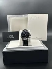 IWC — IWC Portofino Chronograph Day-Date 42mm Black Dial — Watch — resale