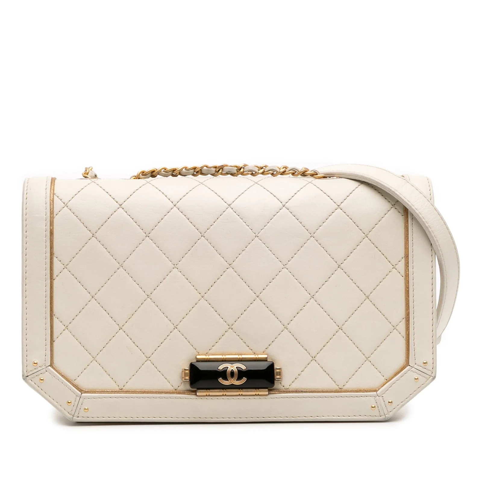 Chanel — Medium Octagon CC Clasp Flap — Handbag — resale