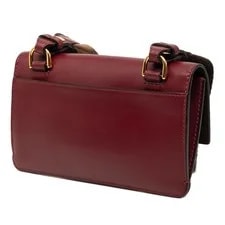 Fendi Mini Flat Baguette Crossbody Dark 2