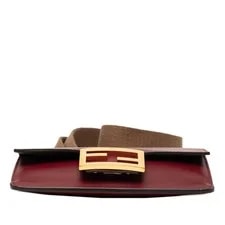 Fendi Mini Flat Baguette Crossbody Dark 3