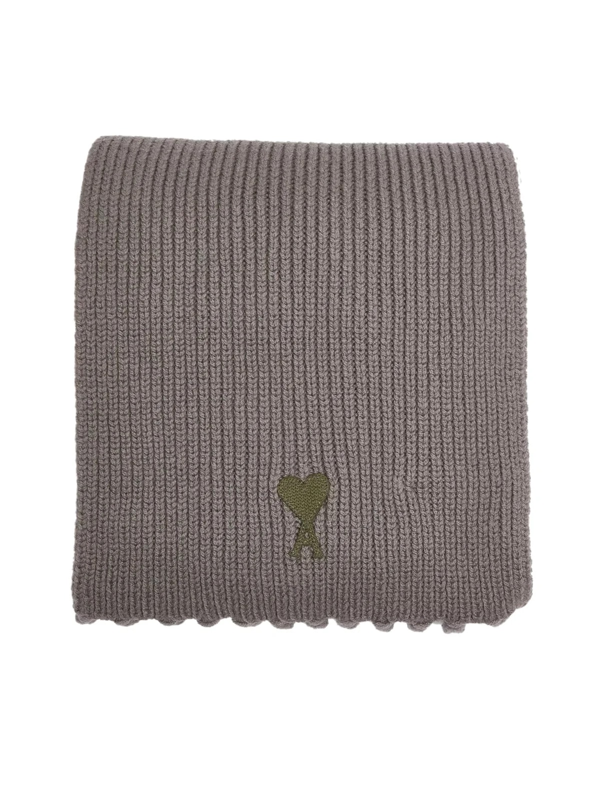 AMI Paris — Ami Paris Logo-Embroidered Virgin Scarf — Scarfs — Accessory — resale