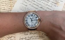 Cartier Ballon Bleu 42mm 18k Rose Gold Diamond Automatic WE9008Z3 2999 4