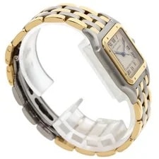 Cartier Panthere MM 1 Row Watches Stainless Steel/SSxK18YG 2