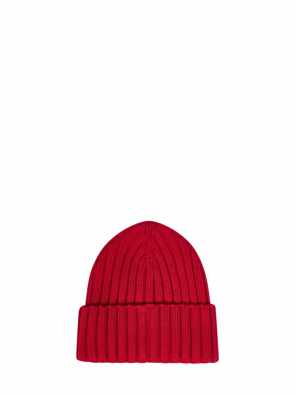 Moncler L20933b00036a9327456 Ribbed Virgin Beanie — Beanies 2