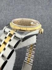Tudor Prince Date – Ref. 74033 – Gold Linen Dial – 18k Yellow Gold Bezel! 4