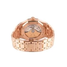 Audemars Piguet Royal Oak 37mm 18K RG Diamond Bezel White Dial Box & Papers 2017 3