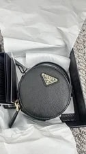 Prada Mini- 1NR023 Round Chain Crossbody ( ) 2