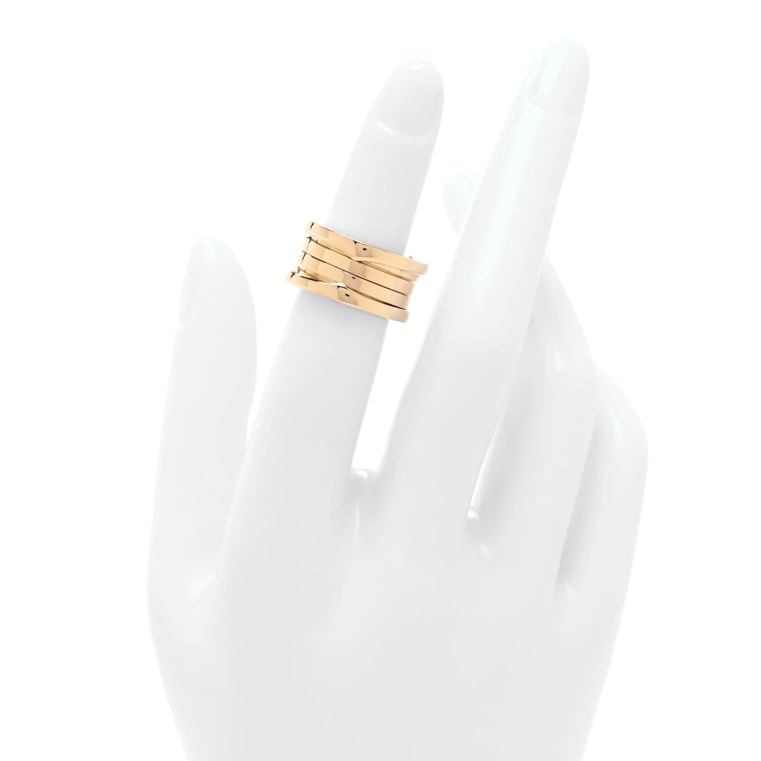 18K Yellow Gold B.Zero1 Four-Band 48 4.5 2