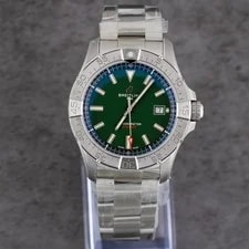 Breitling Avenger Automatic Green Dial on Bracelet A17328101L1X1 Complete 2
