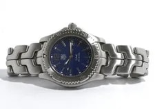 Tag Heuer WT1211 Link Blue Dial Quartz Working Authentic Dress 3