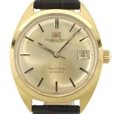 IWC Yacht Club 14KYG Ref. 1911 R911A 36mm Date Gold Dial Automatic 2