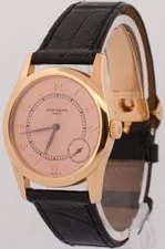 Patek Philippe Calatrava Pink 18K Rose Gold 33mm Automatic 5000R BOX 3