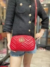 Gucci — Gucci Camera Marmont Crossbody — Handbag — resale