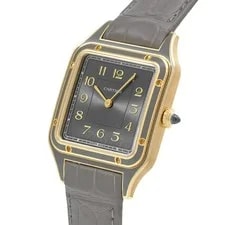 Cartier Santos WGSA0097 ( 4297) 43.5mm Yellow Gold Gray #WW1130 2
