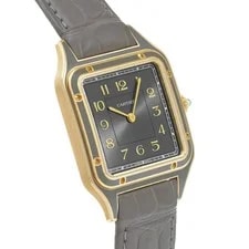 Cartier Santos WGSA0097 ( 4297) 43.5mm Yellow Gold Gray #WW1130 3