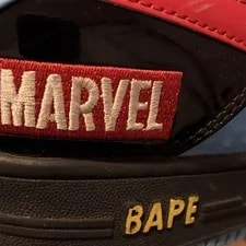 A Bathing Ape Bapesta Marvel Widow Sneakers 3