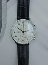 IWC — IWC Portuguese Chronograph Ref.3714 Automatic Case Steel 41mm Original Buckle — Watch — resale